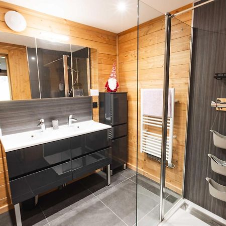 Appartement Lumineux Neuf Dans Bas De Chalet Le Douglas La Joue du Loup Exteriér fotografie