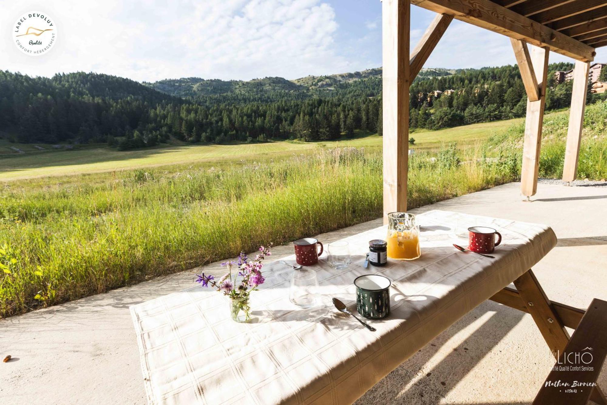 Appartement Lumineux Neuf Dans Bas De Chalet Le Douglas La Joue du Loup Exteriér fotografie